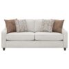 Christine 3-piece Upholstered Sloped Arm Sofa Set Beige