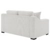 Ashlyn 3-piece Upholstered Track Arm Sofa Set Sand