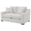 Ashlyn Fabric Upholstered Track Arm Loveseat Sand