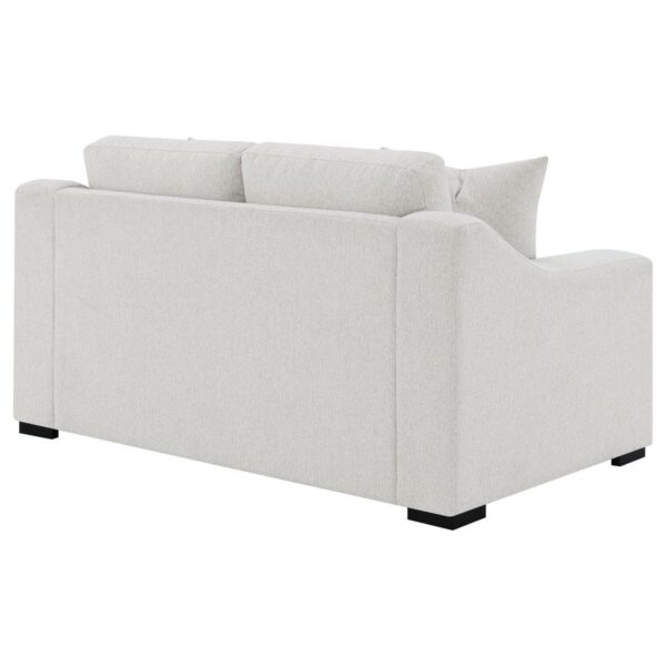 Ashlyn Fabric Upholstered Track Arm Loveseat Sand
