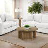 Ashlyn Fabric Upholstered Track Arm Loveseat Sand
