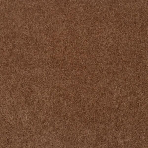 Selma Velvet Upholstered Crescent Arm Sofa Rust