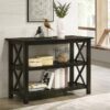 Rachelle 2-shelf Wood Entryway Console Table Deep Merlot