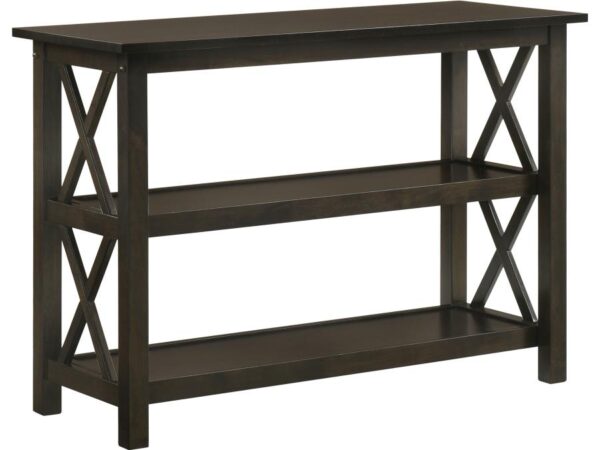 Rachelle 2-shelf Wood Entryway Console Table Deep Merlot