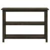 Rachelle 2-shelf Wood Entryway Console Table Deep Merlot