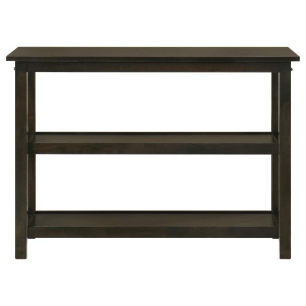 Rachelle 2-shelf Wood Entryway Console Table Deep Merlot