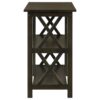 Rachelle 2-shelf Wood Entryway Console Table Deep Merlot