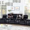 Cyrus 9-piece Upholstered Home Theater Seating