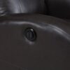 Grant Upholstered Power Recliner Chair Brown