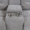 Gilson Chenille Upholstered Reclining Loveseat Grey
