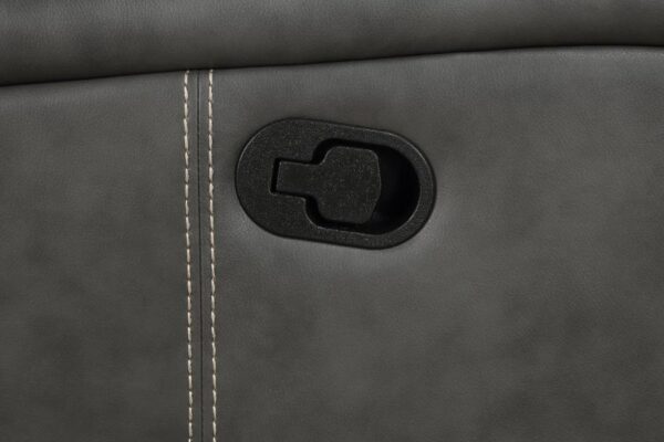 Raelynn Upholstered Track Arm Recliner Grey