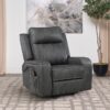 Raelynn Upholstered Power Lift Recliner Chair Grey