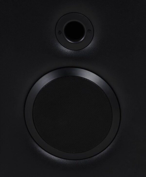 Zuma Faux Leather Dual Power Reclining LED Loveseat Black