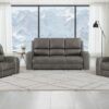 Brickston 3-piece Triple Power Reclining Sofa Set Charcoal