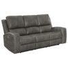 Brickston 3-piece Triple Power Reclining Sofa Set Charcoal