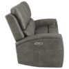 Brickston Triple Power Reclining Sofa Charcoal
