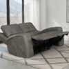Brickston Triple Power Reclining Loveseat Charcoal