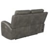 Brickston Triple Power Reclining Loveseat Charcoal