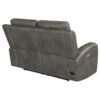 Brickston Triple Power Reclining Loveseat Charcoal