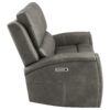 Brickston Triple Power Reclining Loveseat Charcoal