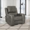 Brickston Triple Power Swivel Glider Recliner Charcoal