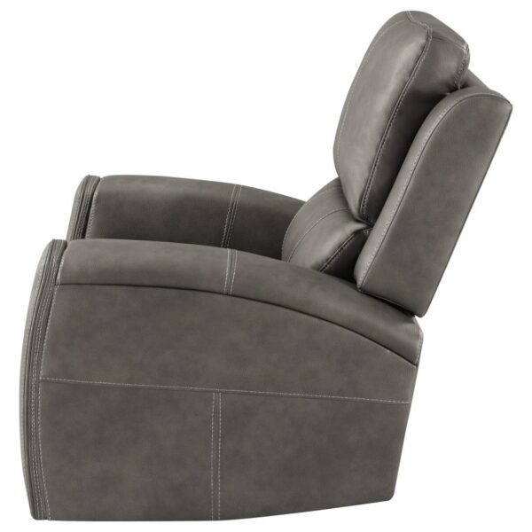Brickston Triple Power Swivel Glider Recliner Charcoal