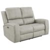 Brickston 3-piece Triple Power Reclining Sofa Set Grey