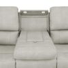 Brickston Triple Power Reclining Sofa Grey