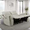 Brickston Triple Power Reclining Loveseat Grey