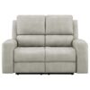 Brickston Triple Power Reclining Loveseat Grey