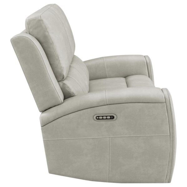 Brickston Triple Power Reclining Loveseat Grey
