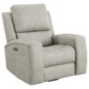 Brickston Triple Power Swivel Glider Recliner Grey