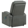 Armstrong Upholstered Power Lift Massage Recliner Grey