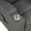Armstrong Upholstered Power Lift Massage Recliner Grey