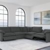 Collins 5-piece Modular Power Reclining Sectional Dark Grey
