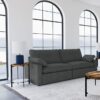 Collins Modular Power Loveseat Dark Grey