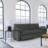 Collins Modular Power Loveseat Dark Grey