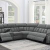 Bahrain 6-piece Modular Reclining Sectional Sofa Charcoal