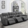 Bahrain 5-piece Power Home Theater Seating Charcoal