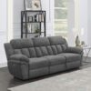 Bahrain Upholstered Power Sofa Charcoal