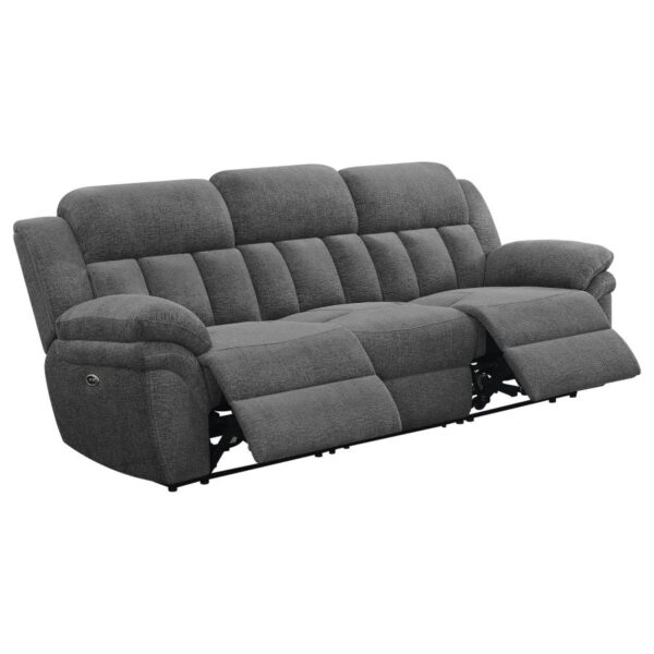 Bahrain Upholstered Power Sofa Charcoal