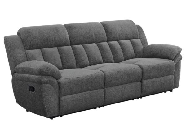 Bahrain Upholstered Motion Sofa Charcoal