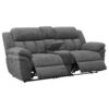 Bahrain Upholstered Power Loveseat Charcoal