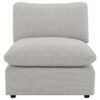 Collins Modular Armless Chair Grey
