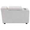 Collins Upholstered Modular Storage Console Grey