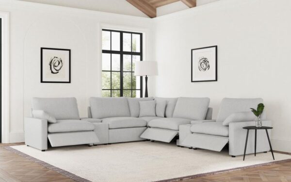 Collins 7-piece Modular Power Reclining Sectional Grey