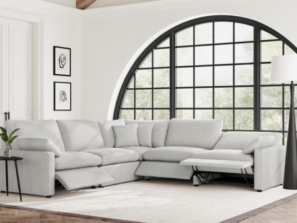 Collins 5-piece Modular Power Reclining Sectional Grey