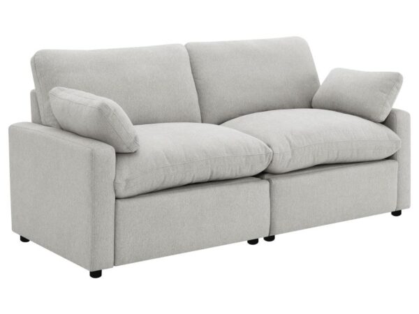 Collins Modular Power Loveseat Grey