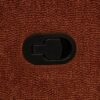 Navarro Chenille Upholstered Glider Recliner Burnt Orange