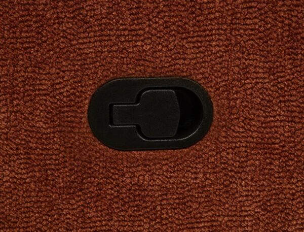 Navarro Chenille Upholstered Glider Recliner Burnt Orange